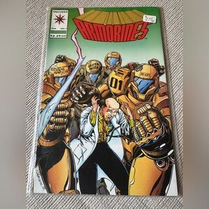 Armorines #1 Valiant Comic Book - Yellow & Green Cover